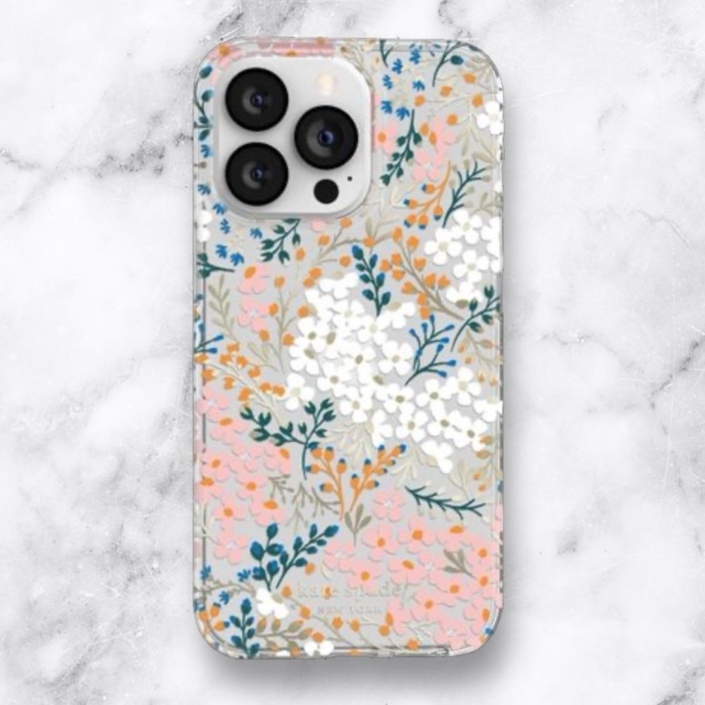 Kate Spade Gold Floral IPhone 13 Pro Case